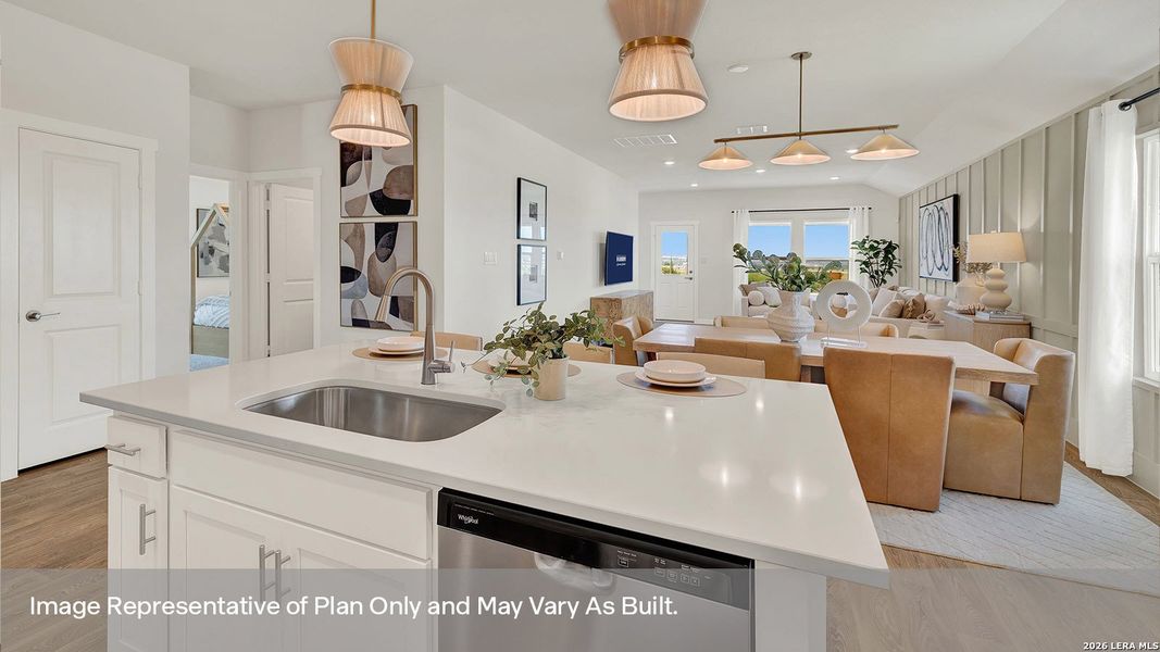 Furnished interior view inside a new home in Mayfair, New Braunfels (Image 9).