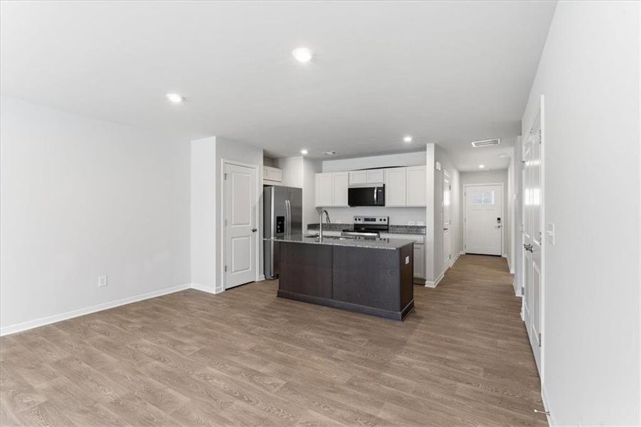 Furnished interior view inside a new home in Silver Leaf, Dawsonville (Image 11).