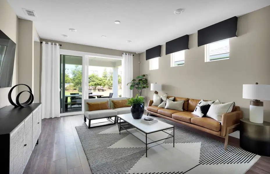 Representative furnished interior of a home built from the Hallmark by Del Webb in Del Webb Flagler Beach, Palm Coast (Image 17). Representative furnished interior of a home built from the Hallmark by Del Webb in Del Webb Flagler Beach, Palm Coast (Image 17).