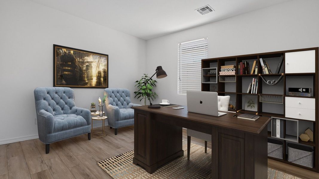 Furnished interior view inside a new home in The Ridge at Sienna Hills, Buckeye (Image 13).
