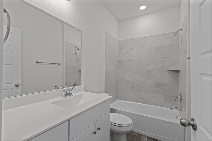 Representative furnished interior of a home built from the Quintera by Beazer Homes in Bricewood, Helotes (Image 5). Representative furnished interior of a home built from the Quintera by Beazer Homes in Bricewood, Helotes (Image 5).