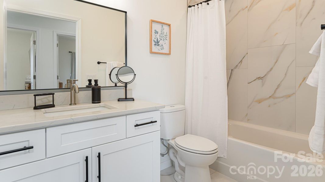 Furnished interior view inside a new home in , Waynesville (Image 33).