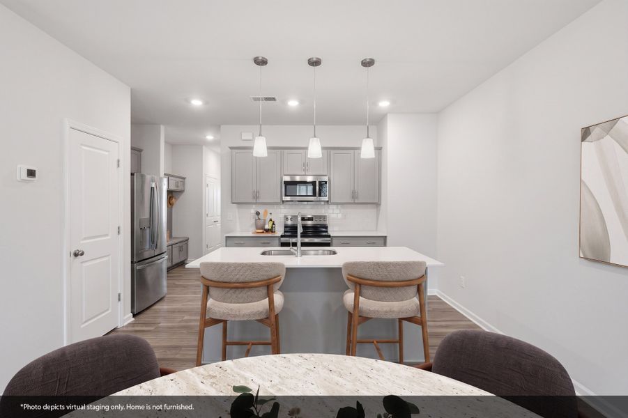 Furnished interior view inside a new home in Lakeview Village, Charlotte (Image 4).