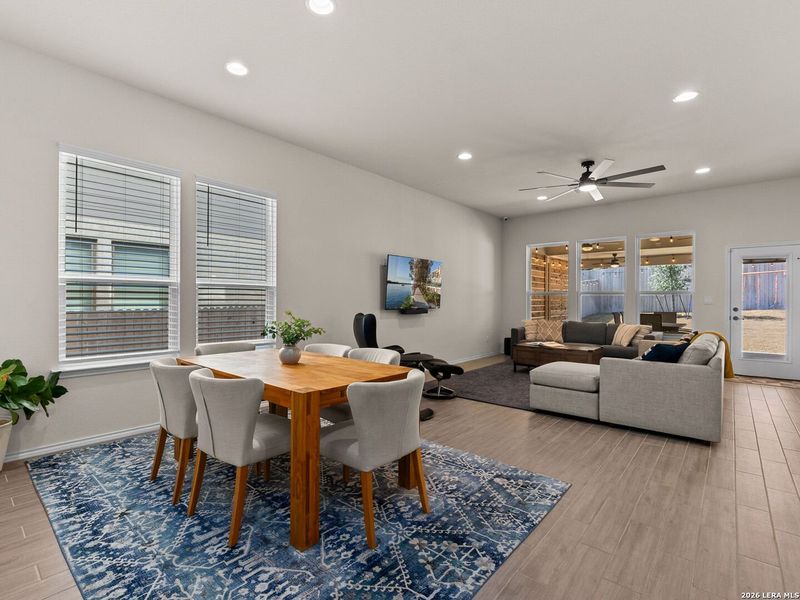 Furnished interior view inside a new home in , San Antonio (Image 32). Furnished interior view inside a new home in , San Antonio (Image 32).