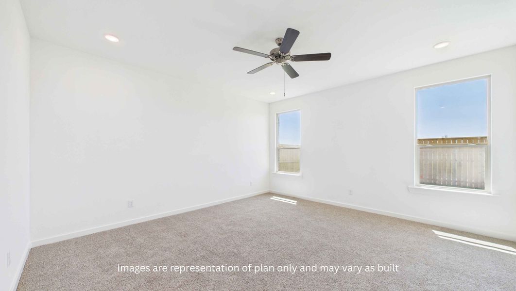 Representative unfurnished interior of a home built from the The Lakemont by D.R. Horton in Westmont, Lubbock (Image 11).