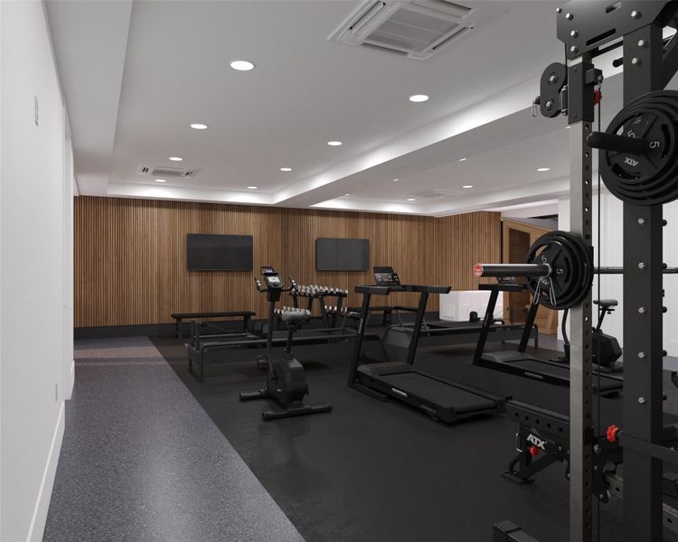 RENDERING of flex space