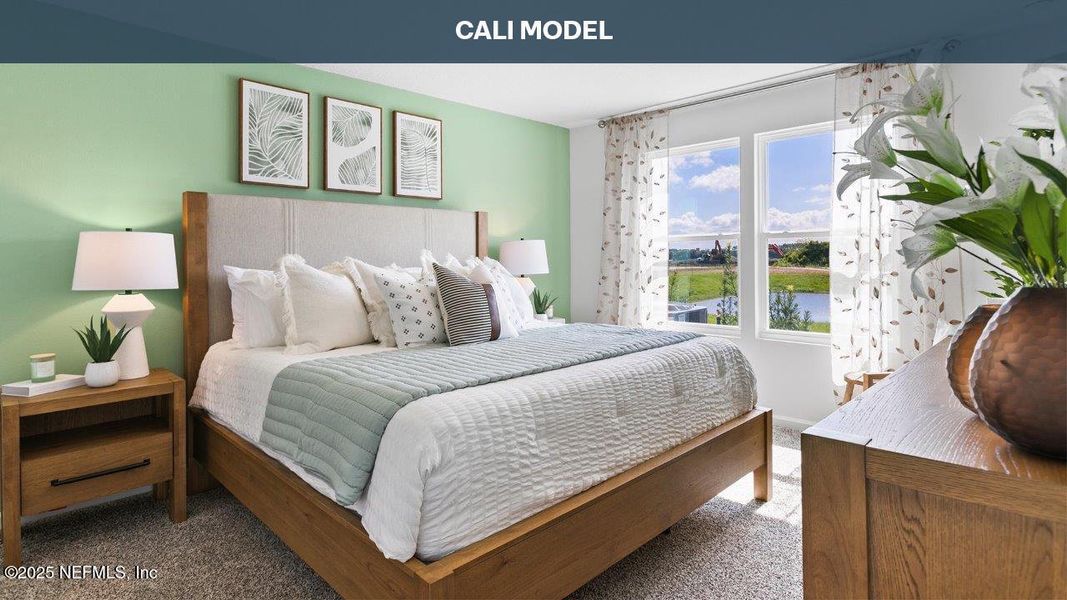 Furnished interior view inside a new home in Rookery, Green Cove Springs (Image 9).