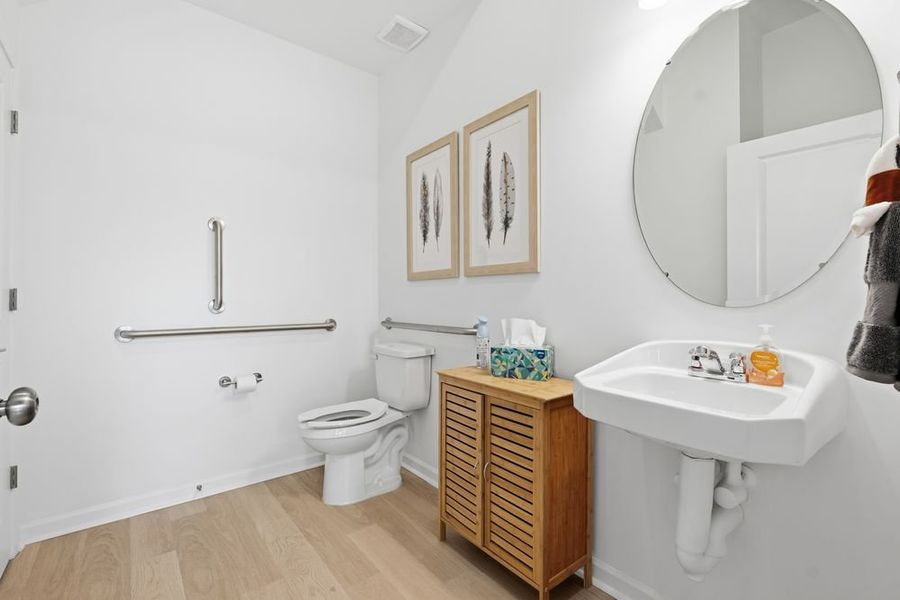 Furnished interior view inside a new home in Terraces at the Exchange, Indian Land (Image 10).