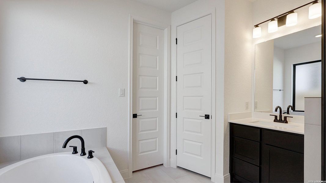 Furnished interior view inside a new home in Kallison Ranch, San Antonio (Image 8).