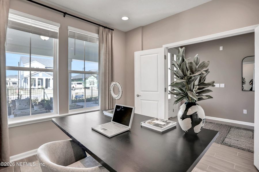 Furnished interior view inside a new home in , Green Cove Springs (Image 6). Furnished interior view inside a new home in , Green Cove Springs (Image 6).