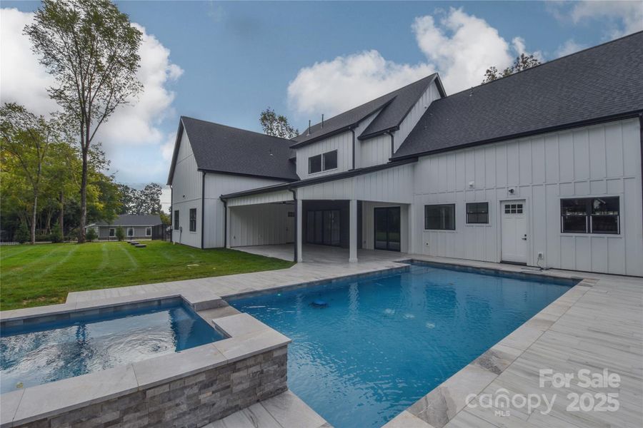 Front exterior of a new home in , Mooresville, NC, highlighting curb appeal (Image 23). Front exterior of a new home in , Mooresville, NC, highlighting curb appeal (Image 23).