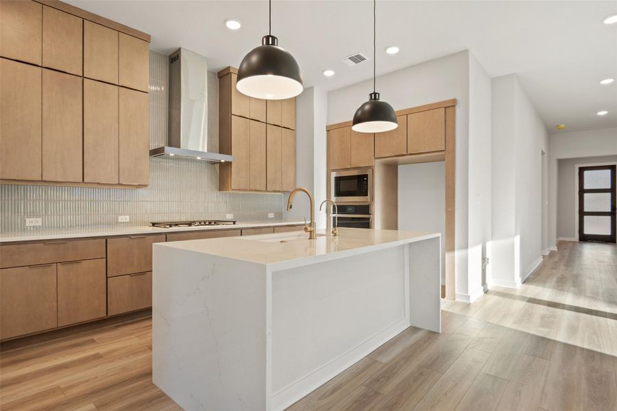 Furnished interior view inside a new home in Lariat, Liberty Hill (Image 14).