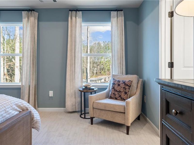 Furnished interior view inside a new home in The Village at Shallowford, Kennesaw (Image 43). Furnished interior view inside a new home in The Village at Shallowford, Kennesaw (Image 43).