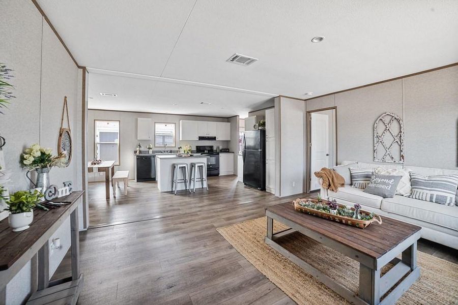 Furnished interior view inside a new home in , Azle (Image 3). Furnished interior view inside a new home in , Azle (Image 3).