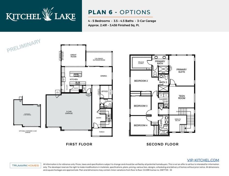 Kitchel Lake Plan 6 Floor Plan