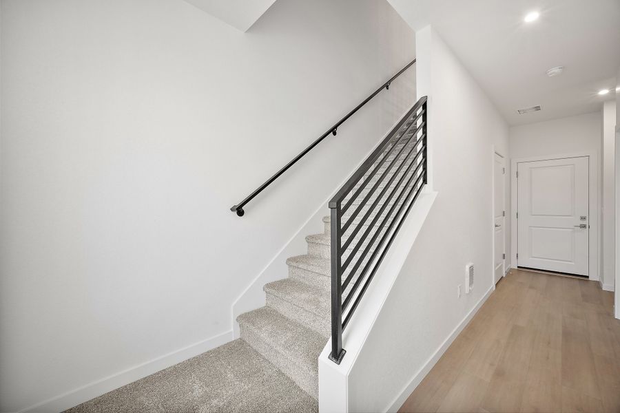 Spacious, unfurnished interior of a new home in The Commons at Victory Ridge, Colorado Springs (Image 29). Spacious, unfurnished interior of a new home in The Commons at Victory Ridge, Colorado Springs (Image 29).