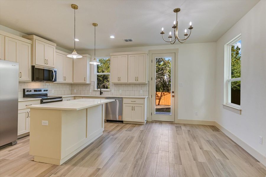 Furnished interior view inside a new home in , Wimberley (Image 5).