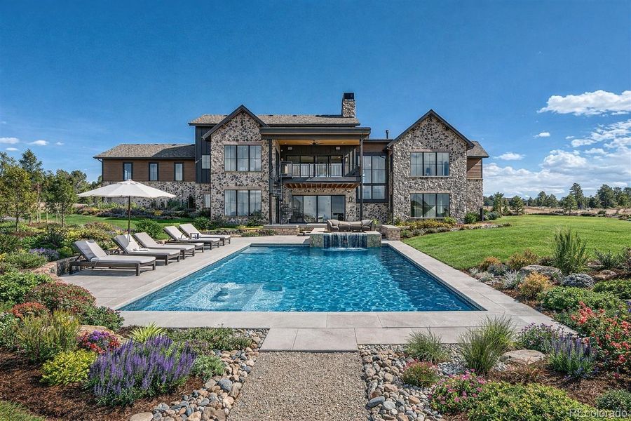 Pool and Landscaping is not included in base price of the home. AI concept photo used for illustrative purposes only