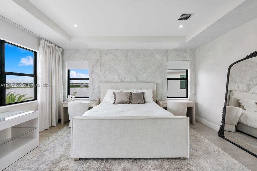 Furnished interior view inside a new home in Solana Bay at Avenir, Palm Beach Gardens (Image 33).