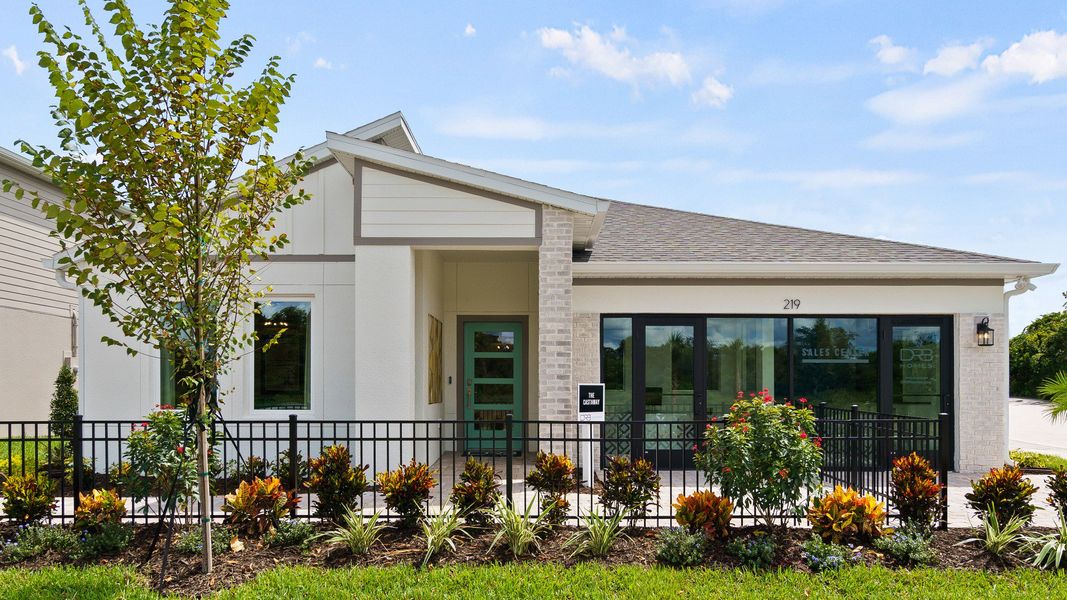 Castaway Model Front Exterior by DRB Homes, plan available in Liberty Trace located in Haines City, FL.