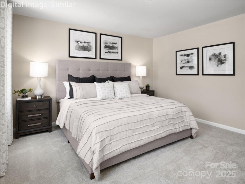 Furnished interior view inside a new home in , China Grove (Image 4).