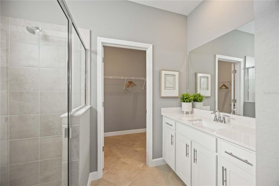 Furnished interior view inside a new home in Palm Lake at Coco Bay, Englewood (Image 32). Furnished interior view inside a new home in Palm Lake at Coco Bay, Englewood (Image 32).