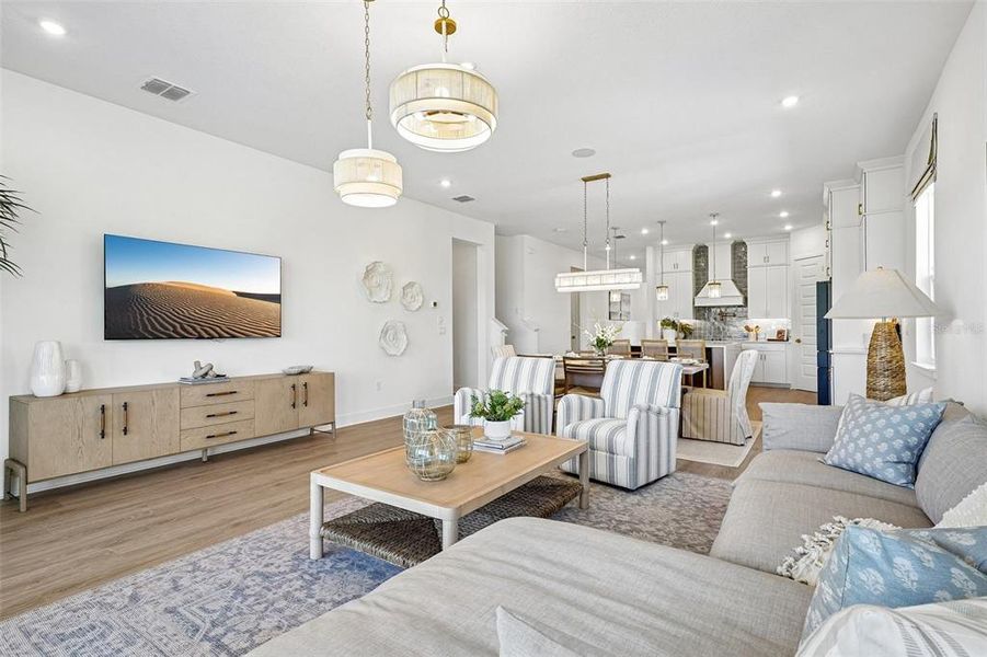 Furnished interior view inside a new home in Northlake at Ovation, Winter Garden (Image 13).