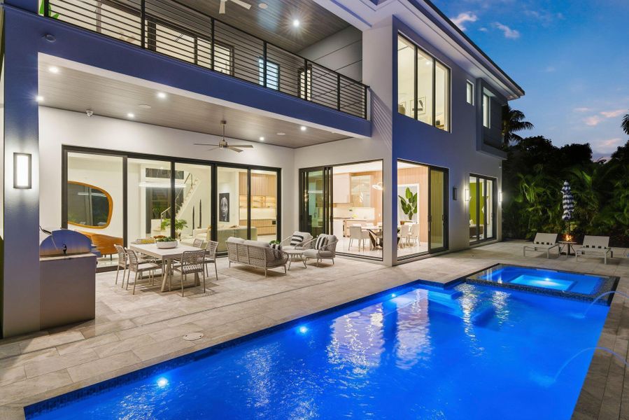 Exterior details and patio area of a home in , Boca Raton (Image 34).