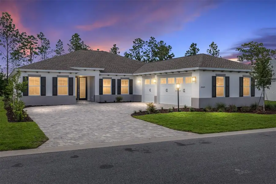 Front exterior of a new home in , Ocala, FL, highlighting curb appeal (Image 19). Front exterior of a new home in , Ocala, FL, highlighting curb appeal (Image 19).