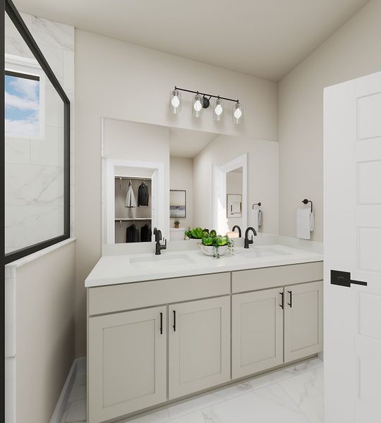 Representative furnished interior of a home built from the Frost by Tri Pointe Homes in Paley Park at Easton Park, Austin (Image 11). Representative furnished interior of a home built from the Frost by Tri Pointe Homes in Paley Park at Easton Park, Austin (Image 11).