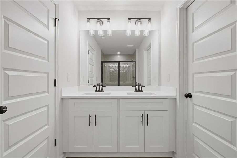 Furnished interior view inside a new home in , Mableton (Image 9).