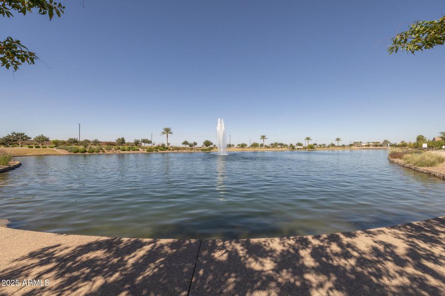 Fountain view close to home