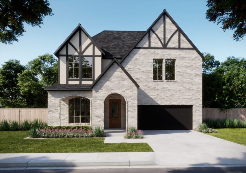 Representative exterior photo of a completed home built from the Cooper by Olivia Clarke Homes in Sherley Farms, Anna, TX (Image 2).