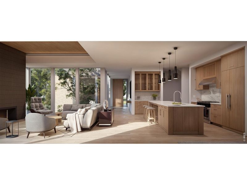 Furnished interior view inside a new home in , Boulder (Image 6).