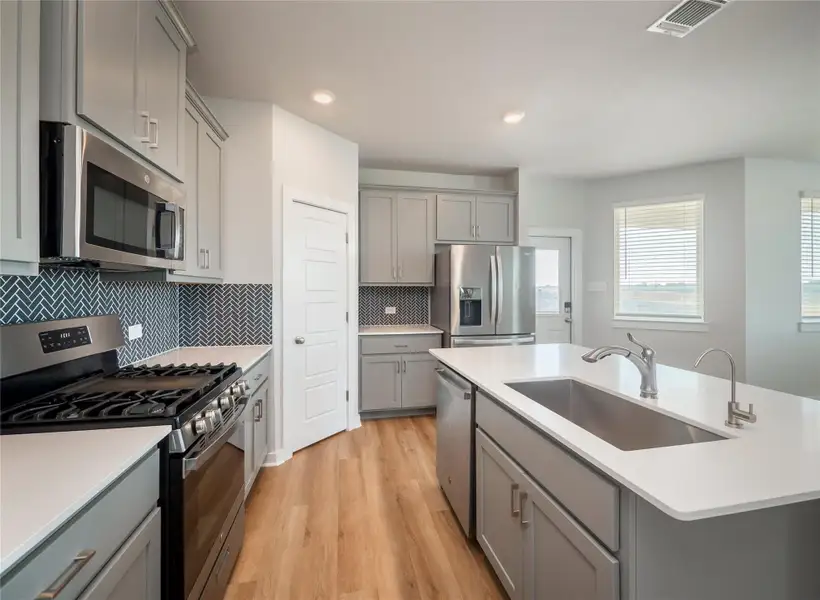 Furnished interior view inside a new home in , Hutto (Image 8). Furnished interior view inside a new home in , Hutto (Image 8).