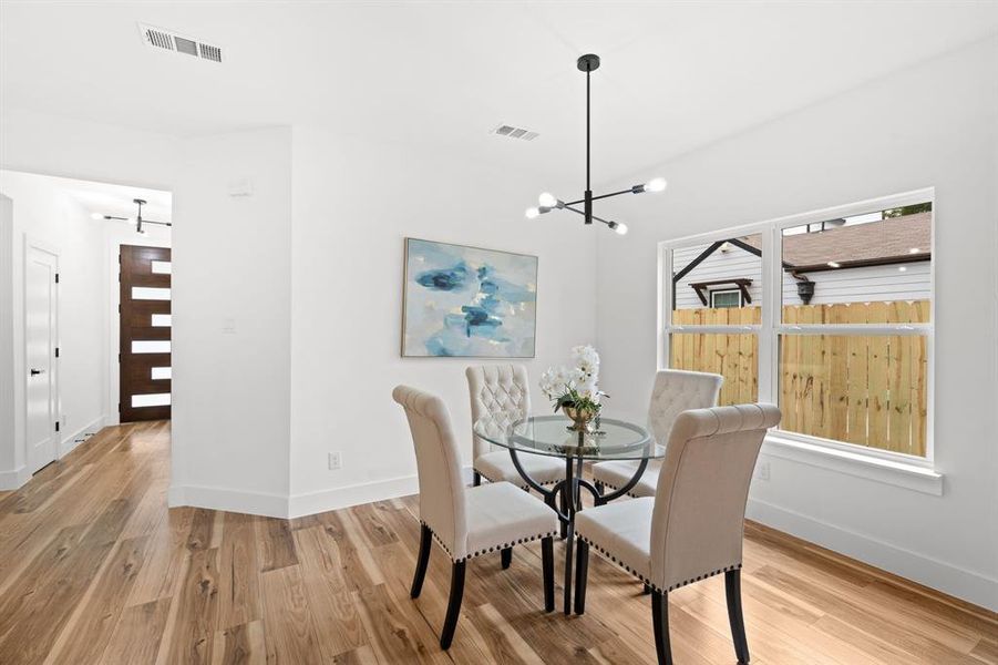 Furnished interior view inside a new home in , Dallas (Image 5). Furnished interior view inside a new home in , Dallas (Image 5).