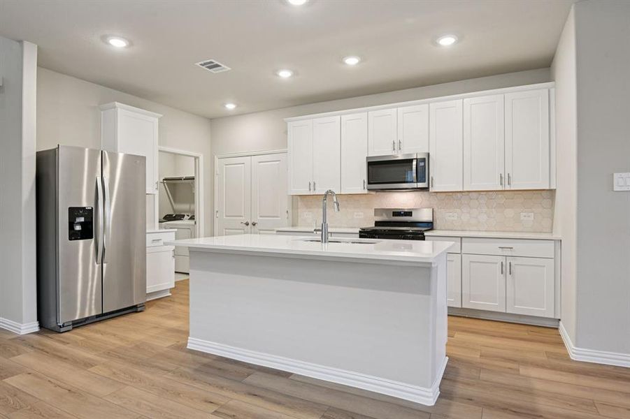 Furnished interior view inside a new home in Lakehaven - Spring Series, Farmersville (Image 17).