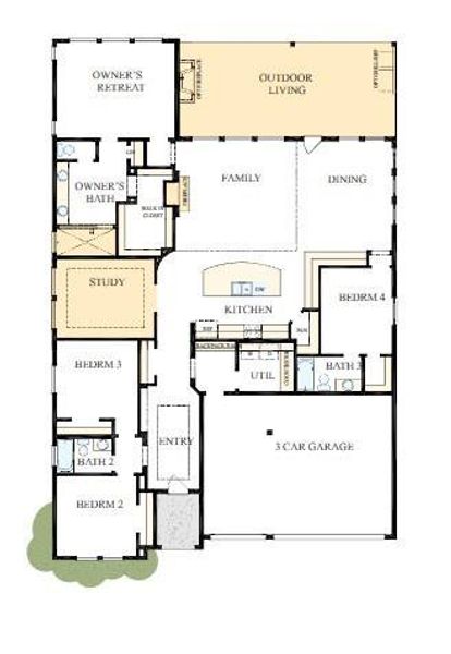 The success of a floorplan is the way you can move through it…You’ll be amazed at how well this home lives…We call it traffic patterns.