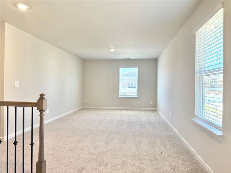 Spacious, unfurnished interior of a new home in Vines at Mill Creek - Estate Series, Braselton (Image 22). Spacious, unfurnished interior of a new home in Vines at Mill Creek - Estate Series, Braselton (Image 22).
