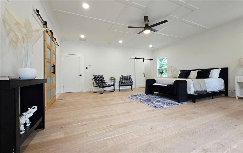 Furnished interior view inside a new home in , Atlanta (Image 53).