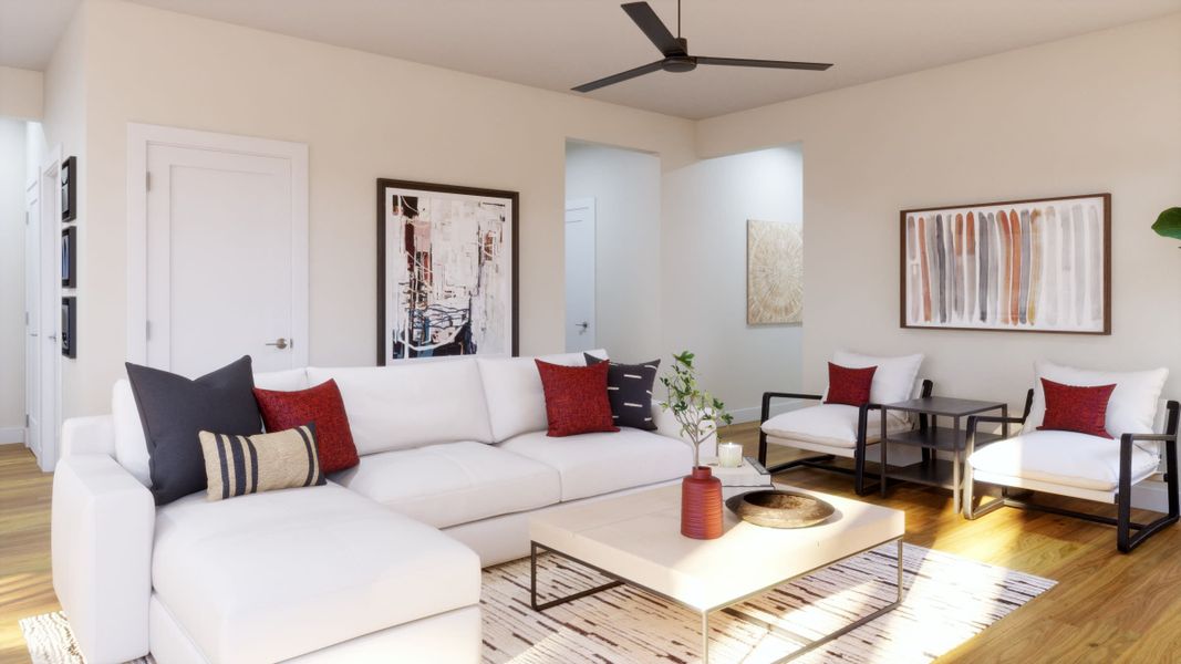Great Room | Aries at Rialta | New Homes in Mesa, AZ by Landsea Homes