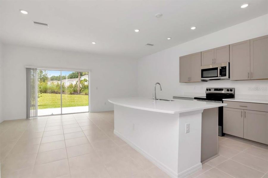Furnished interior view inside a new home in River Landing, Wesley Chapel (Image 7).