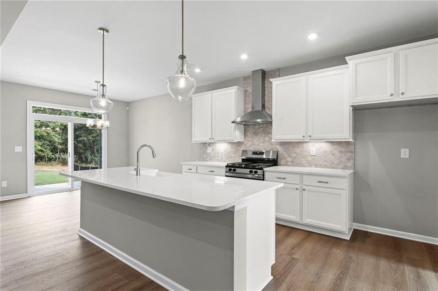 Furnished interior view inside a new home in Pickens Bluff, Hiram (Image 4). Furnished interior view inside a new home in Pickens Bluff, Hiram (Image 4).