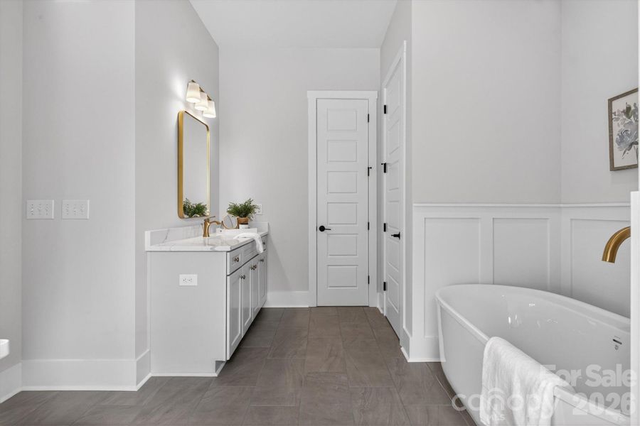 Furnished interior view inside a new home in , Charlotte (Image 9). Furnished interior view inside a new home in , Charlotte (Image 9).