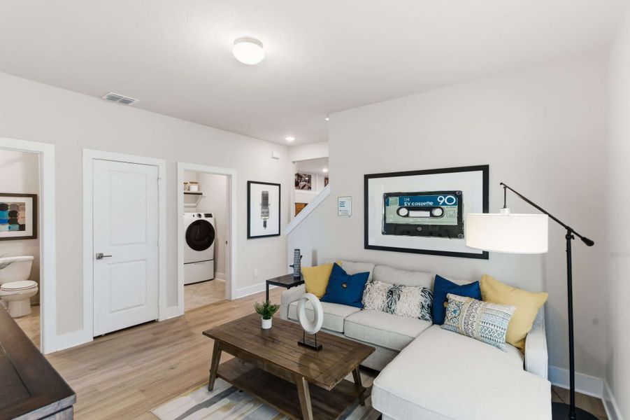 Furnished interior view inside a new home in Rose Hill, San Antonio (Image 28).