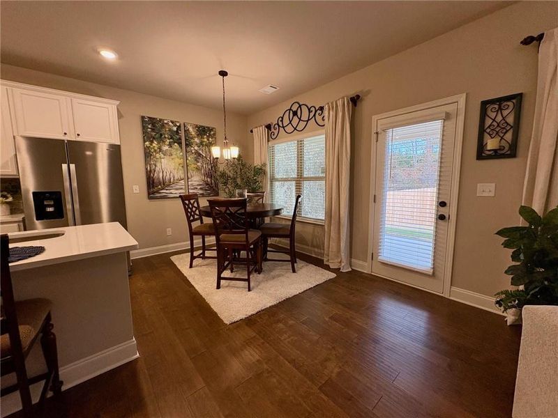 Furnished interior view inside a new home in , Grayson (Image 8).