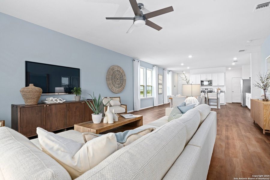 Furnished interior view inside a new home in Dove Song, Marion (Image 7).