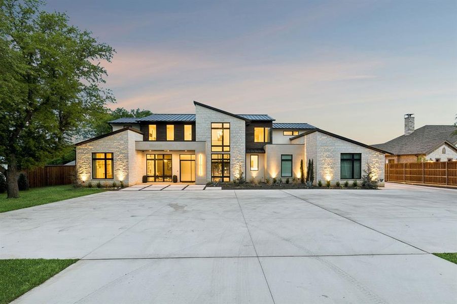 Front exterior of a new home in , Colleyville, TX, highlighting curb appeal (Image 23).