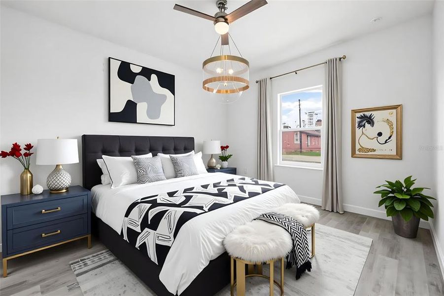 Furnished interior view inside a new home in , Haines City (Image 46).