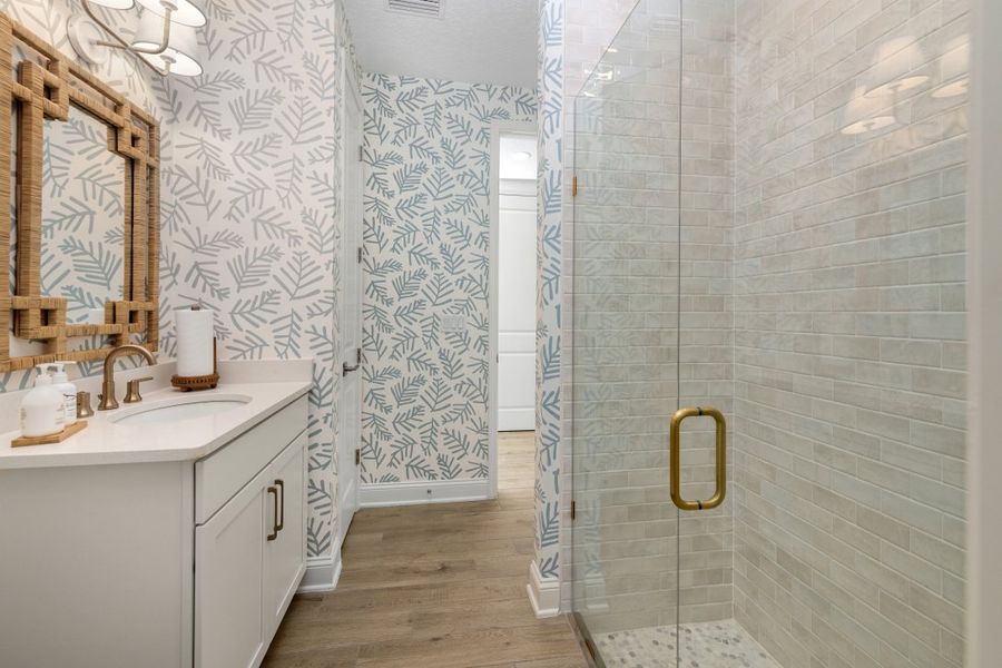 Representative furnished interior of a home built from the Miramar by Riverside Homes in Mariposa at EverRange, Jacksonville (Image 64).